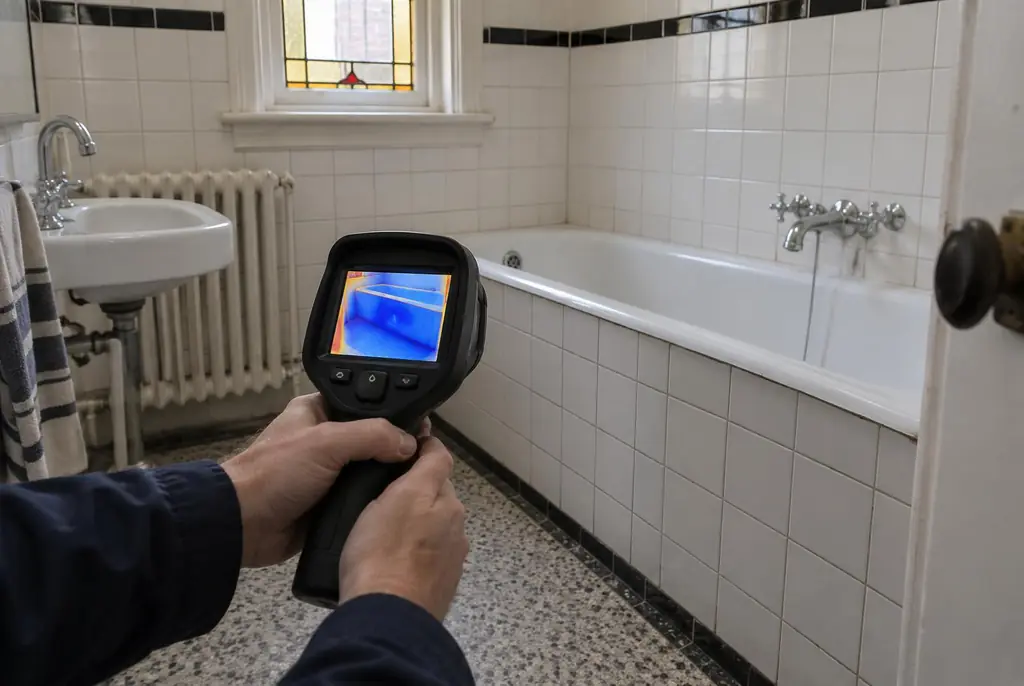 Lekdetectie IJsselstein – onderzoek in een badkamer van een oudere woning
