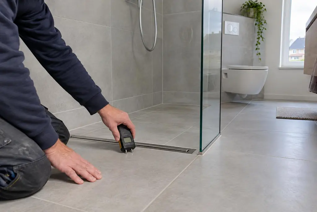 Lekdetectie IJsselstein – badkamer in een nieuwbouwwoning