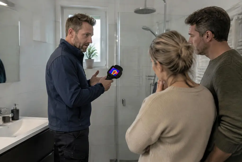 Lekdetectie IJsselstein – specialist legt bevindingen uit aan bewoner
